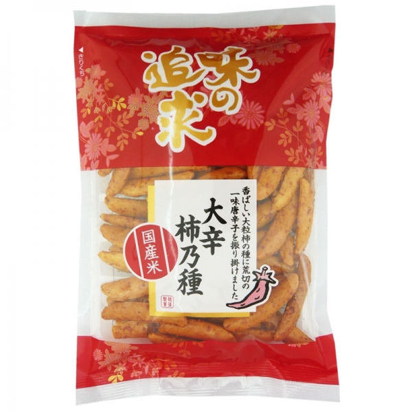 재팬홀릭의,맛의추구 매운맛 큰감씨(카키노타네) 80g 사진입니다.
