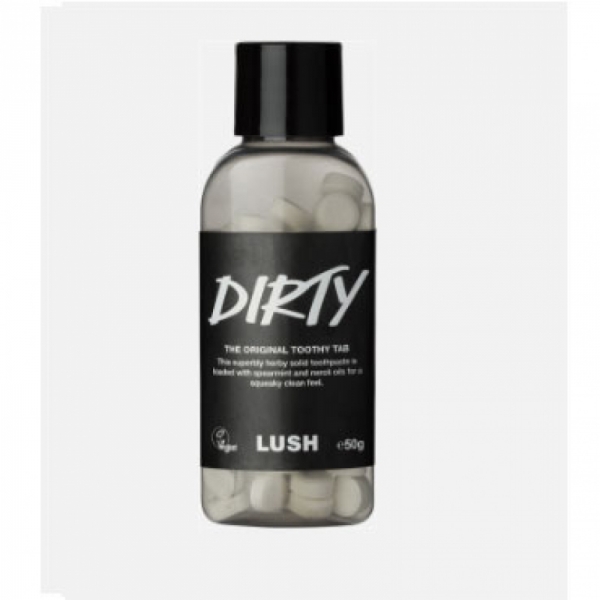 재팬홀릭의,러쉬 고체치약 Dirty 50g 사진입니다.