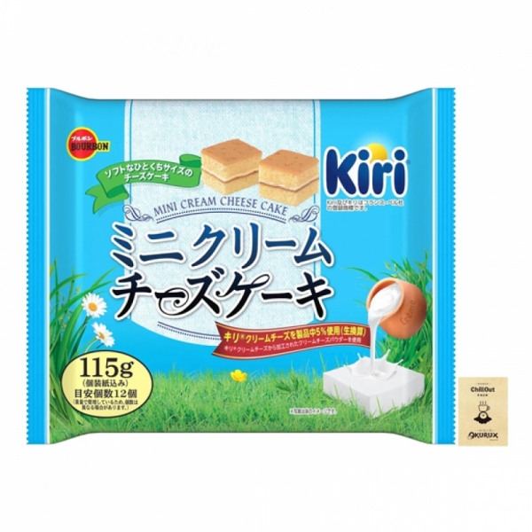 재팬홀릭의,KIRI 미니 크림치즈 케이크 115g 사진입니다.